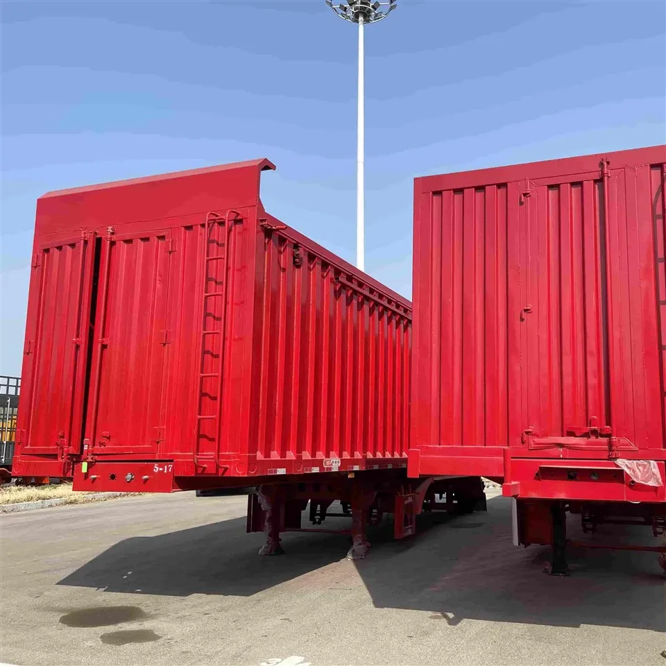 ٹریلر گاڑی 40 فٹ 53 فٹ منسلک باکس وین ٹائپ سیمی ٹریلر